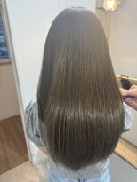 ビビバイベル(BiVi by BHEL)&nbsp;オリーブグレージュ髪質改善ブリーチなしダブルカラー