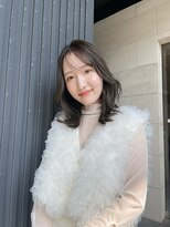 アコーズ ヘア トクシゲ(accord s hair Tokushige)&nbsp;くびれヘア×オリーブグレージュ