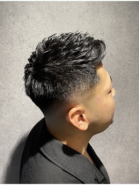 クフィア メンズヘアー カンポ 天王寺店(CUFFIA MEN'SHAIR CAMPO) スキンフェード/ベリーショート/ダークアッシュ/刈り上げ