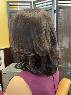 アントワープトーキョー(antwerp TOKYO) ★30代40代50代★大人ミディアムひし形レイヤー髪質改善カラー