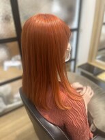 ミナモ(MINAMO)&nbsp;ブリーチカラー！アプリコットオレンジ/20代30代40代