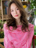 カバーヘア ブリス 志木南口駅前店(COVER HAIR bliss)&nbsp;外国人風透け感小顔バレイヤージュセミディc6志木20代30代40代