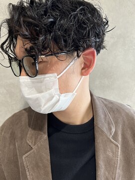 シアン(.Xian) 【men's】スパイラルパーマ（高槻/高槻美容室/メンズ/眉カット）