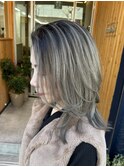 【oasisオグラ】白髪ぼかしバレイヤージュダブルカラー