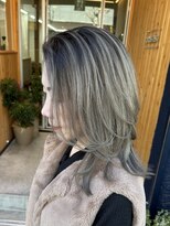 オアシス(oasis)&nbsp;【oasisオグラ】白髪ぼかしバレイヤージュダブルカラー