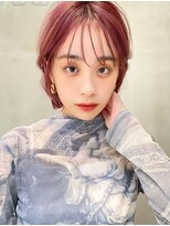 エイミー(Aimee)&nbsp;Aimee 町田　チェリーピンク×レイヤーボブ