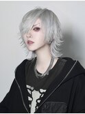 ウルフ/ウルフカット/ホワイトカラー