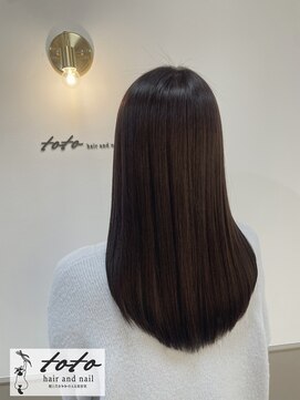 トトヘアーアンドネイル(toto hair and nail) 人気NO.1【髪質改善カラーコース】カット・メテオカラー・TR
