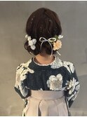 #卒業式ヘア