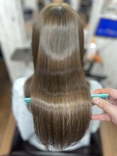 リスタ(Resta) 【Resta】くびレイヤーショートミディアム前髪ミルクティーボブ