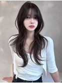 韓国ヘアー/ダブルカラー/ハイライト/イメチェン/エクステ/梅田