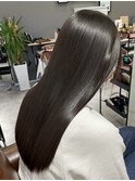 ★20代30代40代髪質改善ストレートブルーブラック透け感