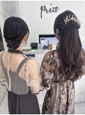 お呼ばれヘアアレンジ