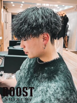 ルースト 渋谷店(ROOST) MEN’S HAIR/波巻ツイストスパイラル/フェザーパーマ/眉毛/渋谷