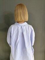 アピューズ ヘアー 西宮北口(Apiuz Hair)&nbsp;ブロンドカラーボブ