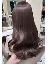 ケシキ 表参道 原宿(kesiki.)&nbsp;ミディアムレイヤー顔周りレイヤーハッシュカット韓国へア