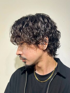 アノ 別府店(Ano.) 大分シャドウパーマメンズマッシュ波巻きパーマツイストパーマ