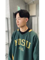 ジーナ 天神(Zina)&nbsp;【Zina】メンズ/センターパート/曲がる縮毛矯正/福岡/天神/大名