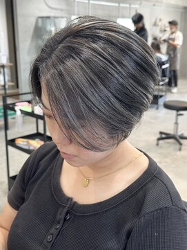 ラック(LUCK) グレージュ/船橋/バレイヤージュ/ケアブリーチ/似合わせカット