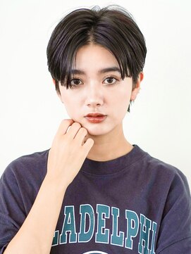 インセプション 銀座(INCEPTION) 切りっぱなしショート・ボブ/絶壁解消/前髪なし/40代/30代/丸顔