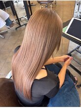 ソワンドゥブレス 瓜破店(soin de brace)&nbsp;髪質改善×ブラウン×ベージュ×艶髪×小顔