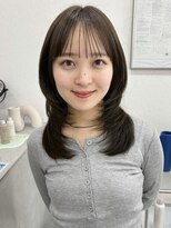ハニー 町田(HONEY)&nbsp;レイヤーカット/ハッシュカット/オリーブグレージュ