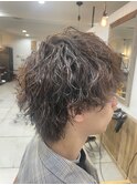無造作パーマスタイル