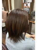 ヘアメイクスタジオ ココ(hair make studio coco)&nbsp;くびれレイヤー★チェスナットブラウン♪