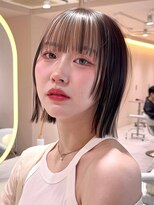 サンド ミュウ 横浜店(sand mieu)&nbsp;垢抜け◎横浜で叶う切りっぱなしボブ/顔周り/髪質改善/横浜