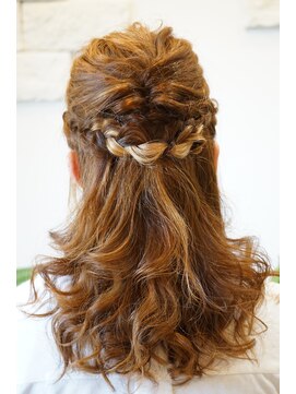 ヘアーサロン ポラリス(POLARIS) ルーズ×上品ハーフアップ