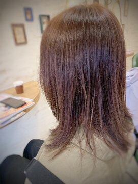 シュシュ ヘアーメイク(chou chou HAIR MAKE) ピンクブラウンカラー