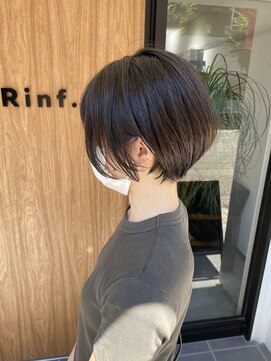 リンフ(Rinf.) 【Rinf.】大人丸みショートボブ