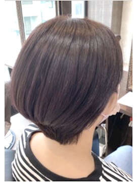 ヘアー クレイジュ(HAIR CRAYGE) ショートボブ　アンティークバイオレット