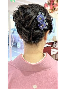 デザインヘアーピアジェ 八木店(DESIGN HAIR PIAGET) ☆2021ピアジェ卒業式☆最新アップスタイル＆着付☆