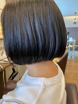 ヘアーブランドジン パルト(HAIR BRAND Jin Palt)&nbsp;暗めでもキレイなぷつんとミニボブ