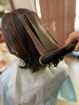 美容室クープの写真/【熊本/駅近】髪本来の美しさを引き出す話題の"超音波トリートメント"で、毛先まで潤う理想のツヤ髪に♪