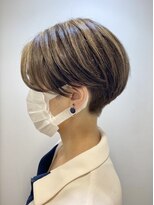 レンジシキチジョウジ (RENJISHI KICHIJOJI)&nbsp;ハイライトを入れたハンサムショート【RENJISHI 宮本】サイド