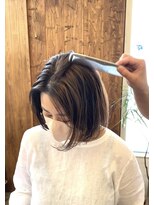 ラヌゴ(lanugo)&nbsp;ボブ＋アンブレラカラー