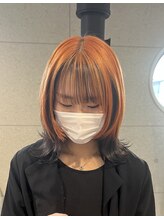 【まるでアクセサリーのようなアンブレラカラー★】個性的なヘアスタイルになること間違いなし！