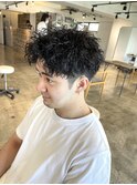 ツイストスパイラルパーマメンズカット