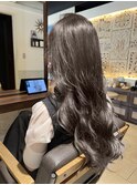 池袋 アッシュグレージュ ロングレイヤー