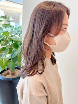 ケーツー あべのキューズモ-ル店(K-two) レイヤーカット*ミディアムレイヤー*透明感イルミナカラー*美髪