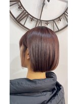 インパークス 町屋店(hair stage INPARKS)&nbsp;ピンクブラウンボブ