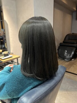 ニール(Neal) 【Neal 新宿/西新宿】ブリーチなしオリーブベージュ *