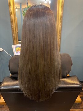ユニコヘア(unico hair) アルテマストレート＋カット＋カラー