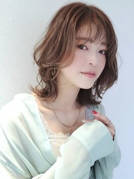 ピュクシス(pyxis)の写真/当店のストレートとも相性◎毛先のストレート感に飽きた方へ。時短できるデジタルパーマ