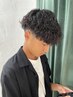 メンズカット＋パーマ＋保湿Tr ￥11000