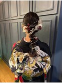 【MILK/MURIEL macoto】卒業式ヘアセット袴アレンジ
