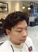 【LUDLOW　BLUNT】フェードカット バーバーヘア セクシーパーマ