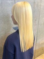 セル(CELL)&nbsp;ストレート 髪質改善 ブリーチカラー 艶髪 ハイトーンカラー